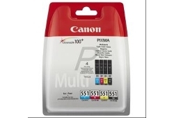 Canon CLI-551 Nero e Tricolor 6509B008 Originale