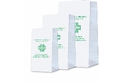 Art. EGO011 Sacchetti di carta Kraft 30 gr. F.to 22+10x40, ct 10 kg.