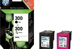 Hp 300 nero + color CN637EE Multipack originale