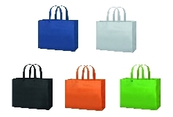 Art. FS145G Borsa Shopping in TNT con soffietto