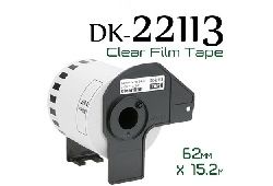 Clear 62mmX15.24m Compa Brother P-Touch QL1000,1050,1060,820