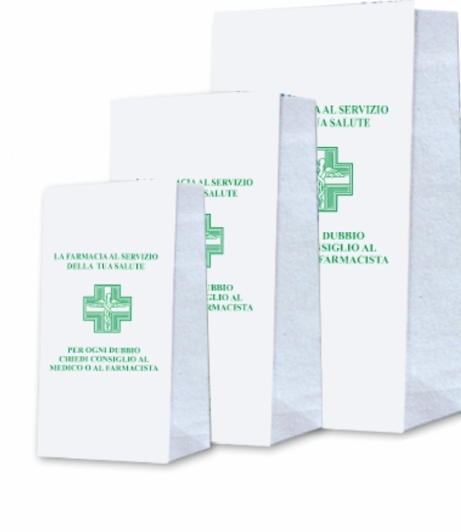 Art. EGO010 Sacchetti in carta  F.to 17+10x34 kraft 30 gr. , ct 10kg.