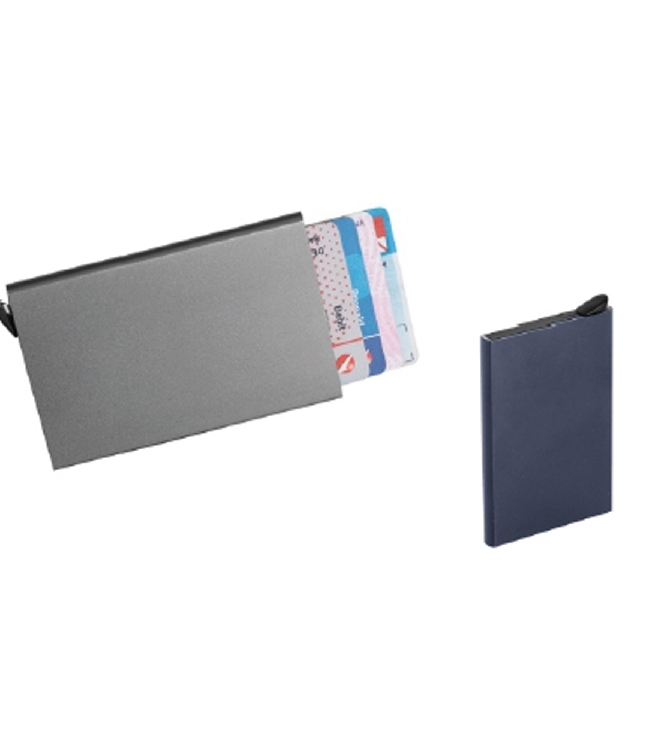 Art. FS482H, Portacard in alluminio con RFID 7 tasche