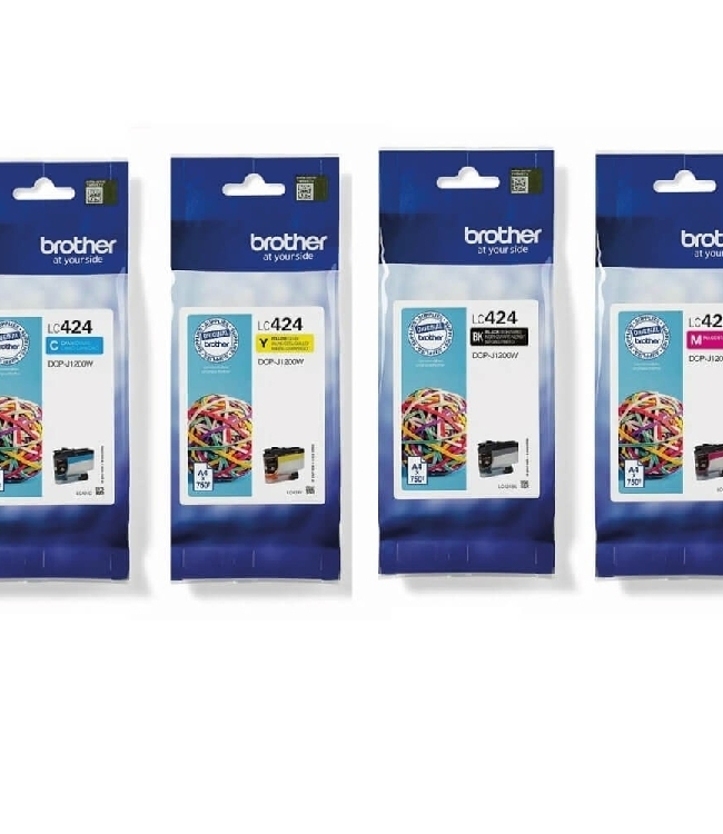Brother LC424 Ciano Originale per DCP-J1200