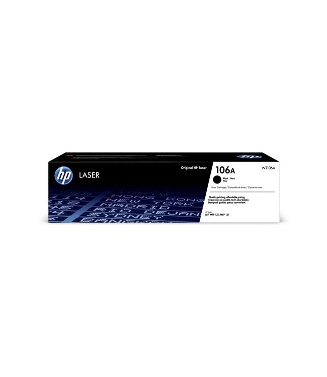 Hp 106A W1106A Toner nero Originale Standard capacity